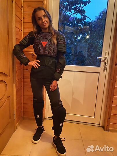 Защита колено, голени lrsh-005 с D3O для BMX