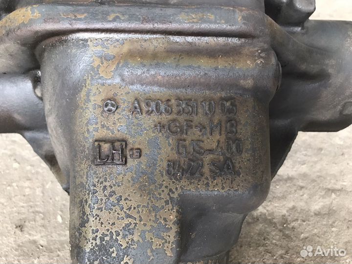 Задний двухскатный мост mersedes sprinter