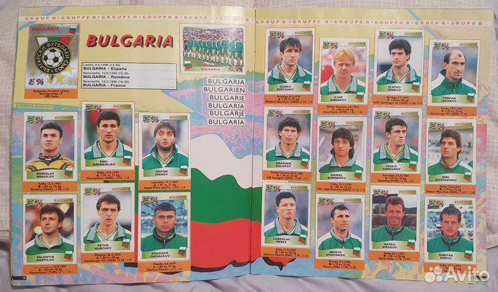 Журнал и наклейки Ч.Е. по футболу 1996г, Panini