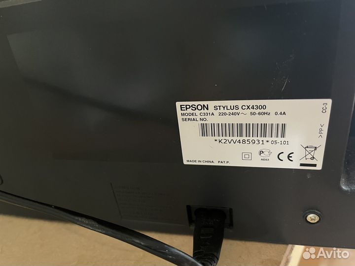 Принтер epson stylus cx4300