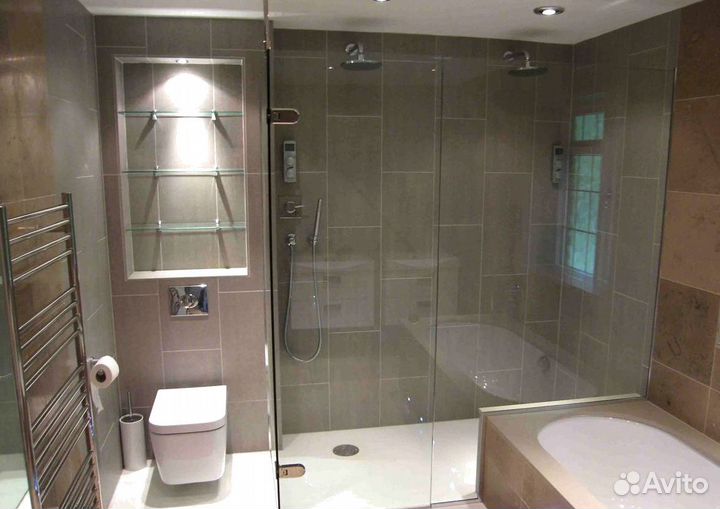 Кабина из стекла