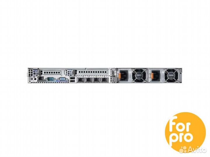 Сервер dell R620 8SFF 2xE5-2630v2 176GB, H710