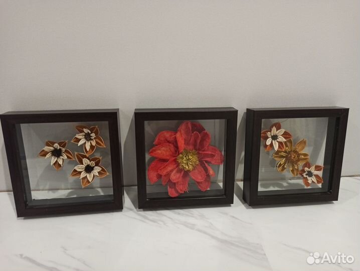 Декор настенные панно из сухоцветов