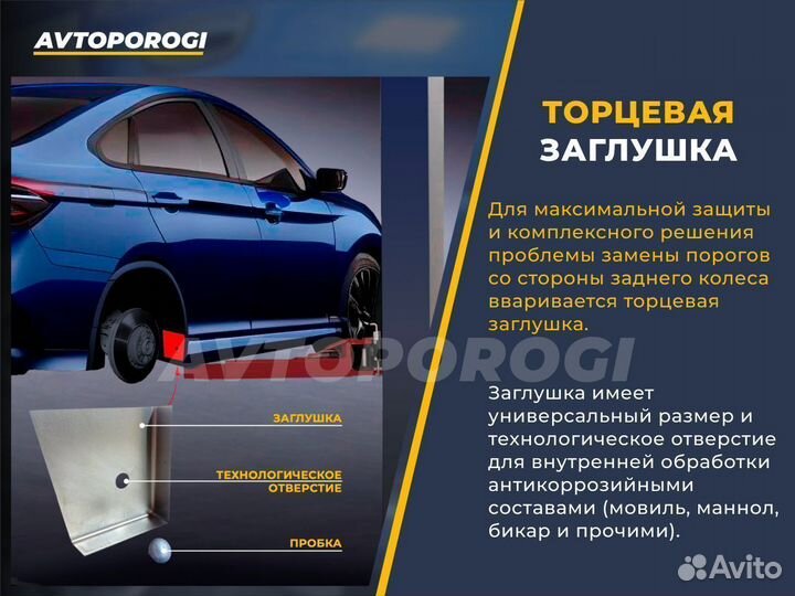 Ремонтные пороги Mitsubishi iO