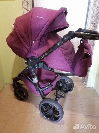 Коляска riko bruno natural 3 в 1