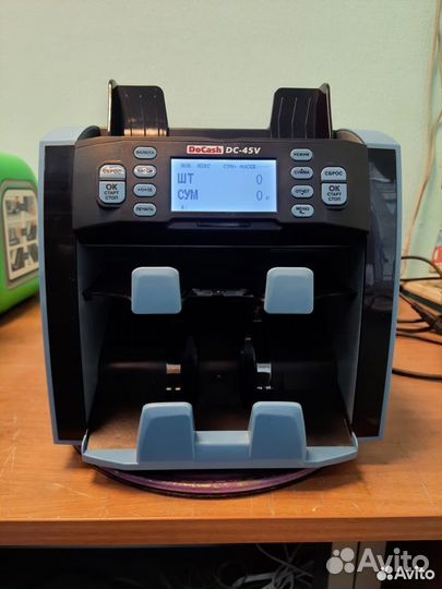 Счетчик банкнот Docash 45v