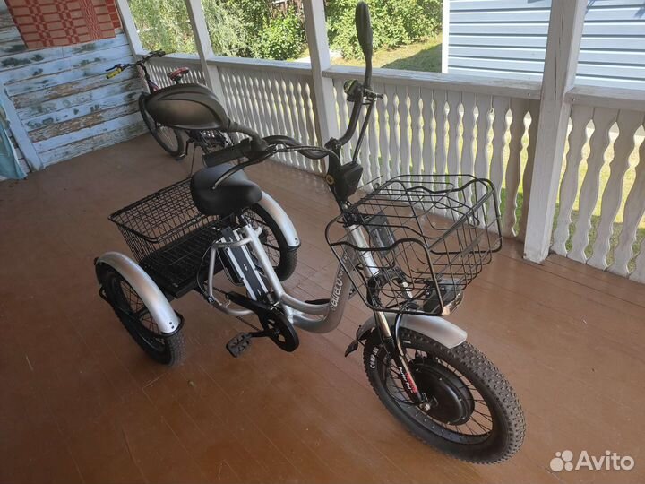 Электрический трицикл Eltreco porter fat 500