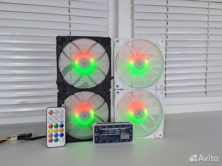 Вентиляторы RGB 6 pin для корпуса и контроллеры