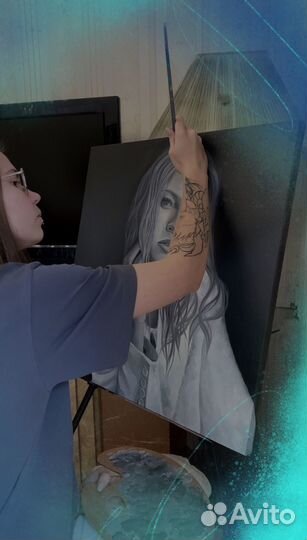 Картина маслом портрет