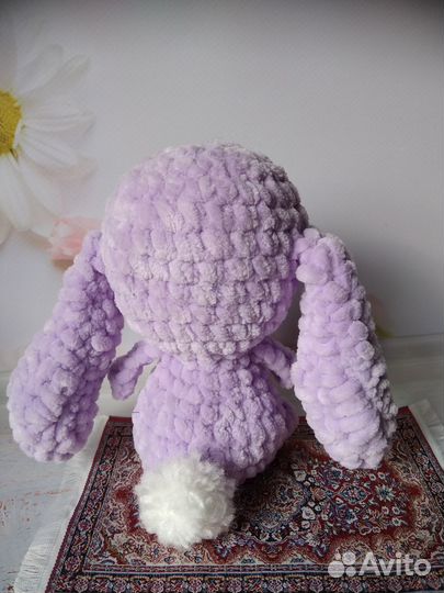 Зайчики вязаные