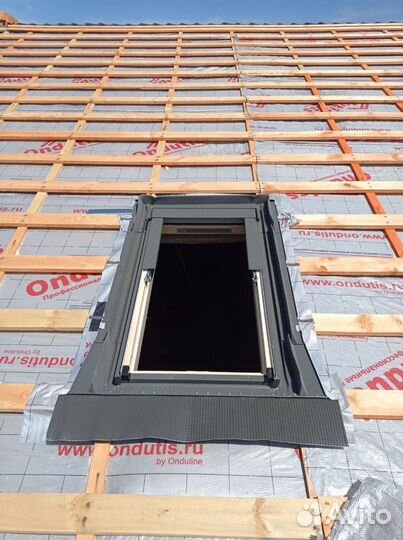 Установка мансардных окон