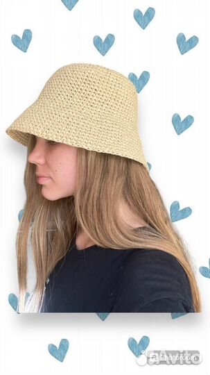 Панама из раффии