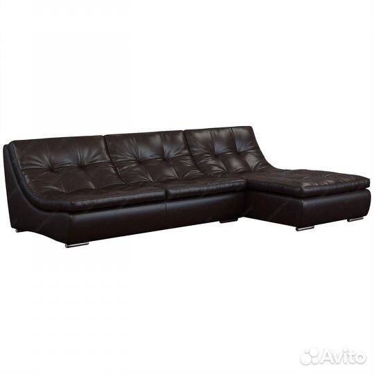Угловой диван Монреаль Релакс модульный до-3 кожан
