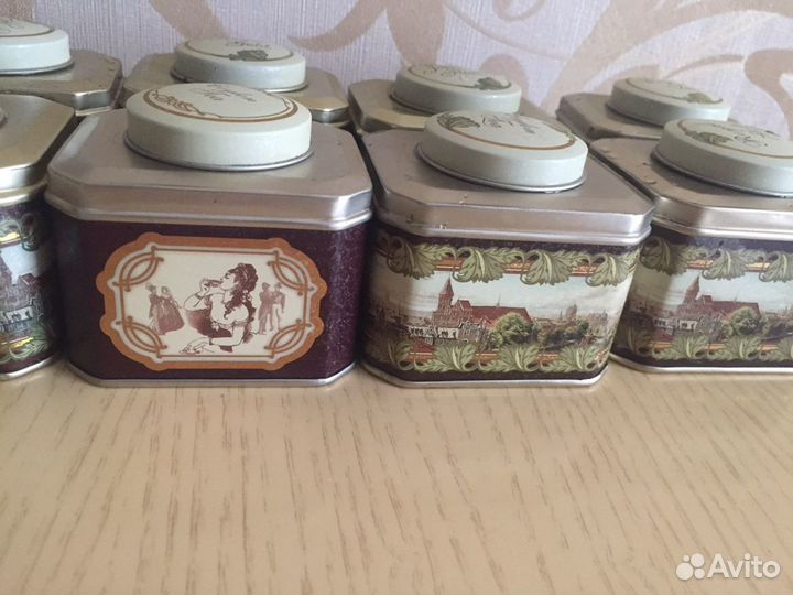 Жестяная банка, коробки