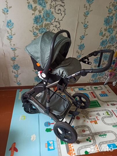 Коляска luxmom 3 в 1 бу