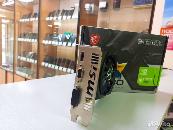 Видеокарта MSI GeForce GT 730 N730K-4GD3/OCV1 4Gb