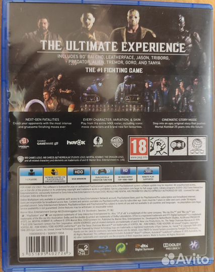 Mortal kombat XL PS4