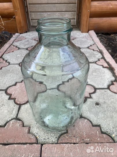 Банка-Бутыль ёмкостью 10 литров,широкое горло