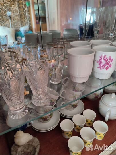 Посуда из серванта СССР