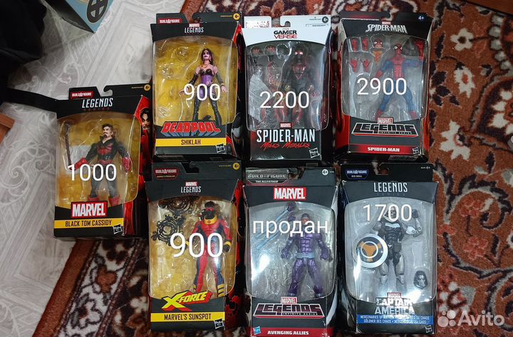 Marvel legends фигурки hasbro