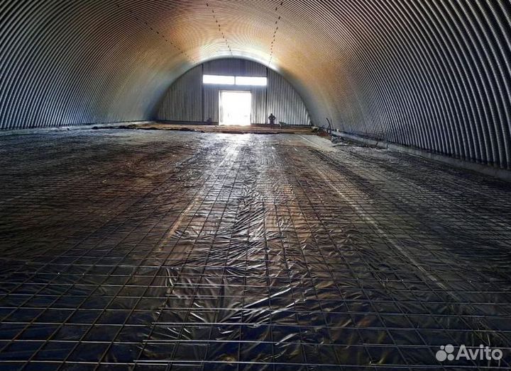 Ангар каркасный