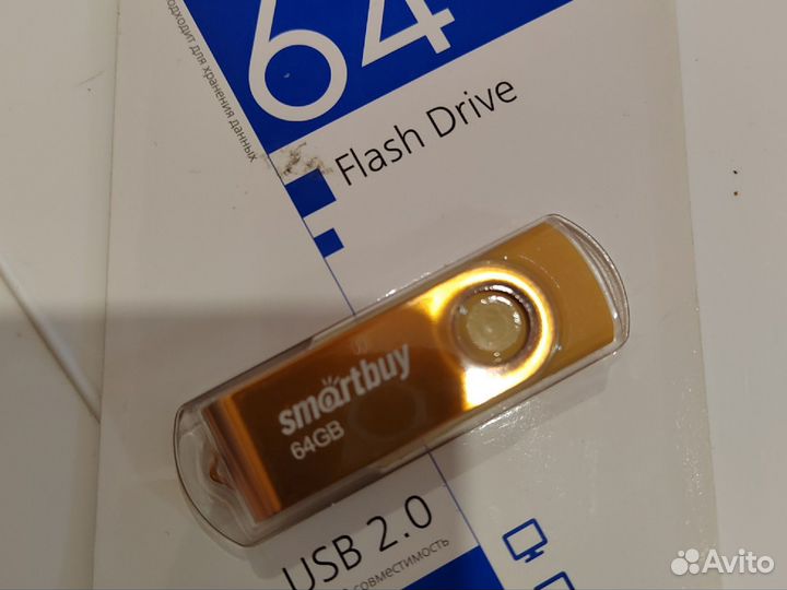 USB флешка новая на 64 GB