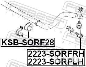 Тяга стабилизатора перед прав 2223sorfrh Fe