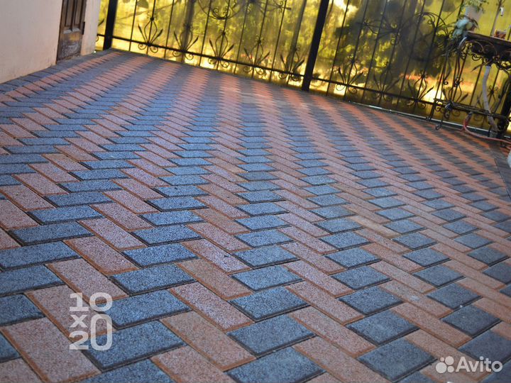 Тротуарная плитка, бордюры, газонная решетка