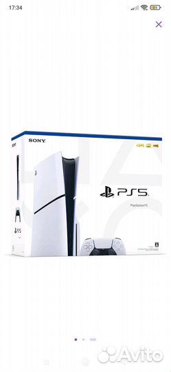 Sony Playstation PS5 Slim disc, 1 тб, CFI-2000A