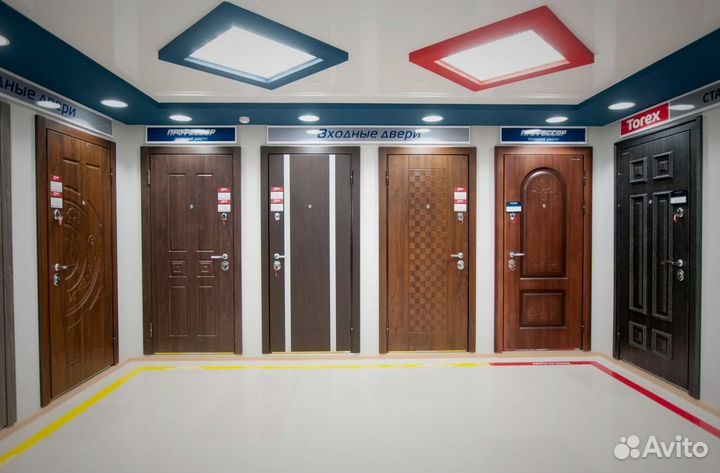 Входные двери установка