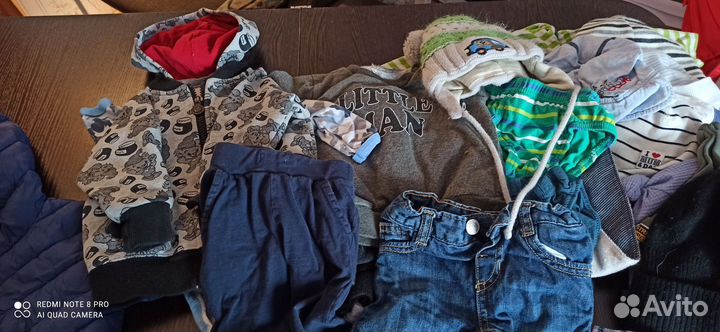 Вещи пакетом на мальчика 62 -80