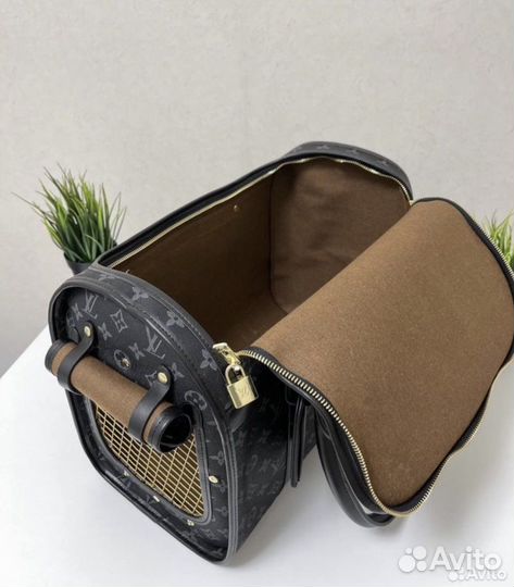 Сумка переноска кожаная Louis Vuitton