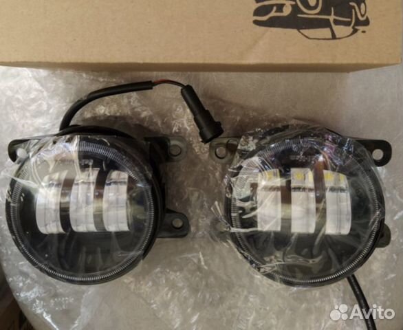 Лада Веста противотуманки LED новые