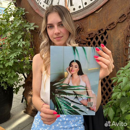 Фоторамка с песней / подарок