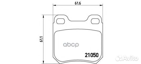 Колодки тормозные дисковые задн. chevrolet vect