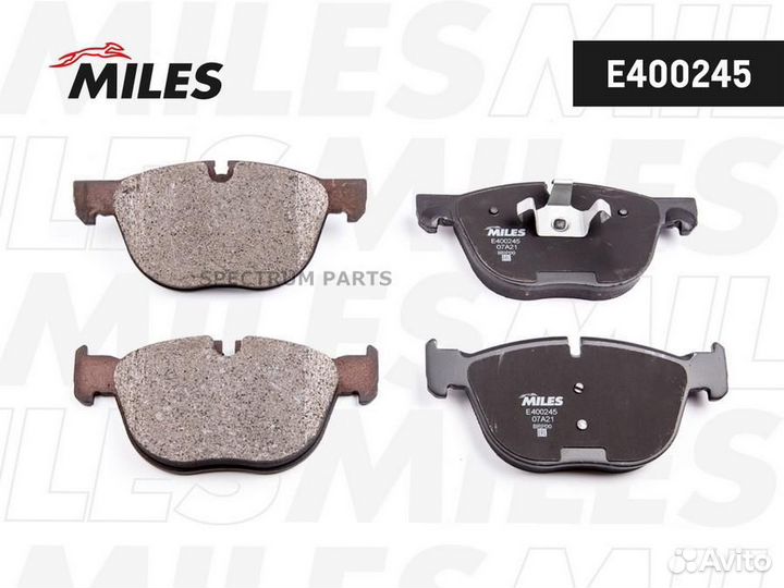 Miles E400245 Колодки тормозные передние (без датч