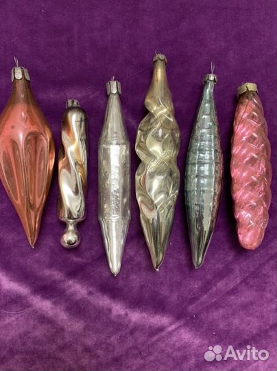 Елочные игрушки СССР. Сосульки