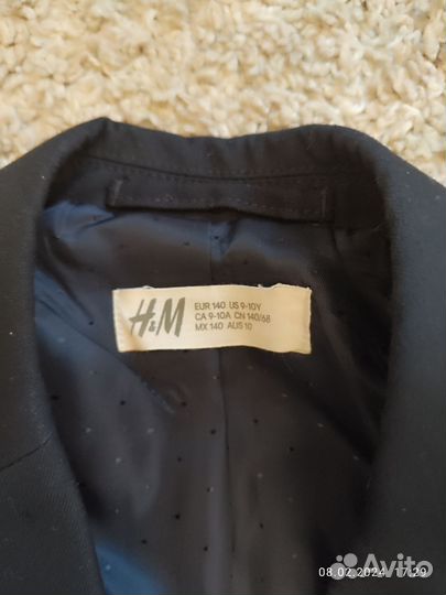 Костюм H&M 134-140 размер школьные вещи