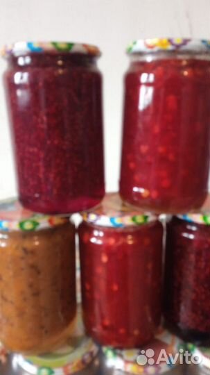 Облепиховое варенье,малина и калина