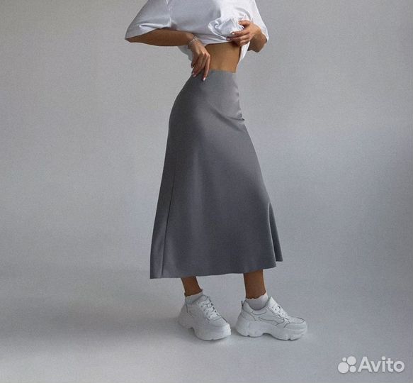 Юбка атласная 54 размер