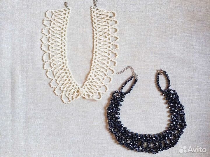 Комплект украшений бусы колье ожерелье бижутерия