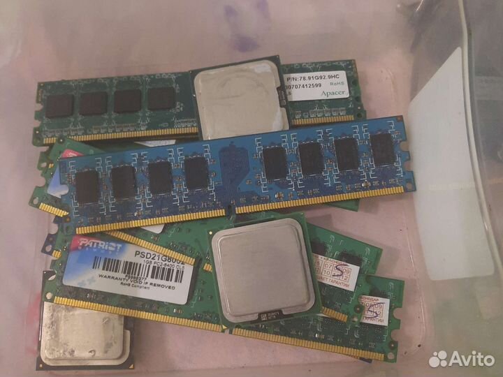 Процессоры и оперативная память