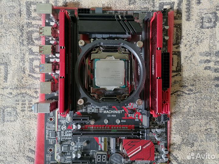 Процессор Xeon E5-2667v3 + материнская плата + ram