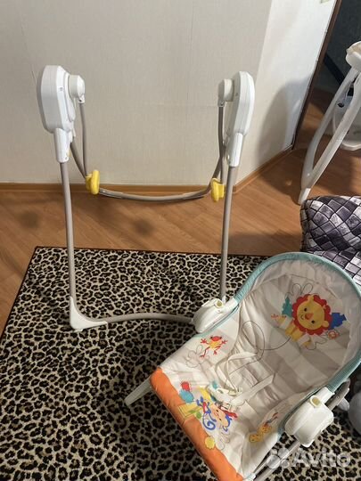 Детская электрокачеля качеля 