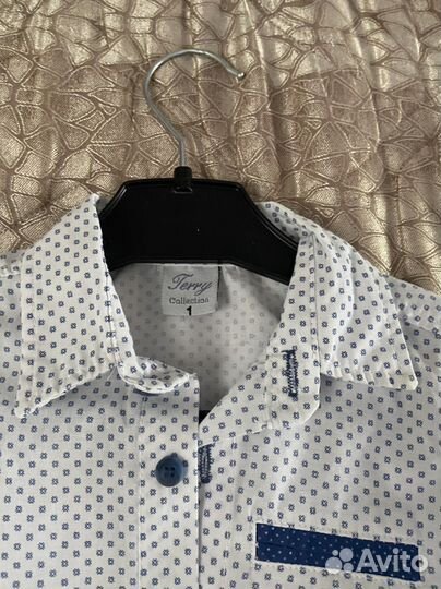 Комплект Рубашка с брюками мальчику на годик