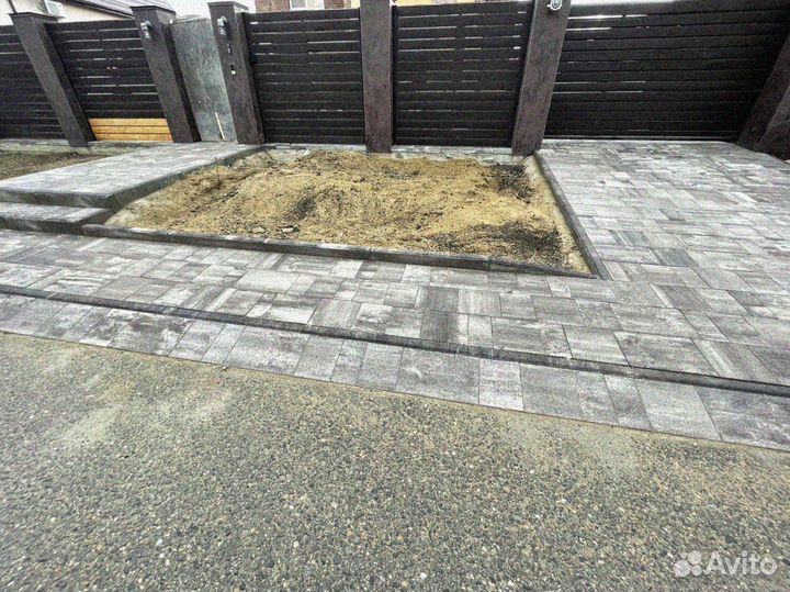 Тротуарная плитка сухопрессованная