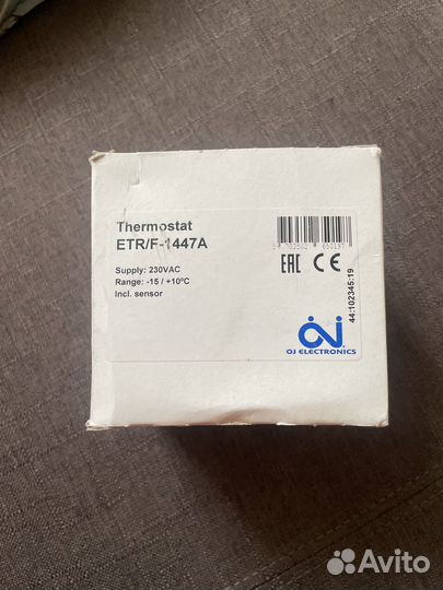 Терморегулятор ETR с датчиком