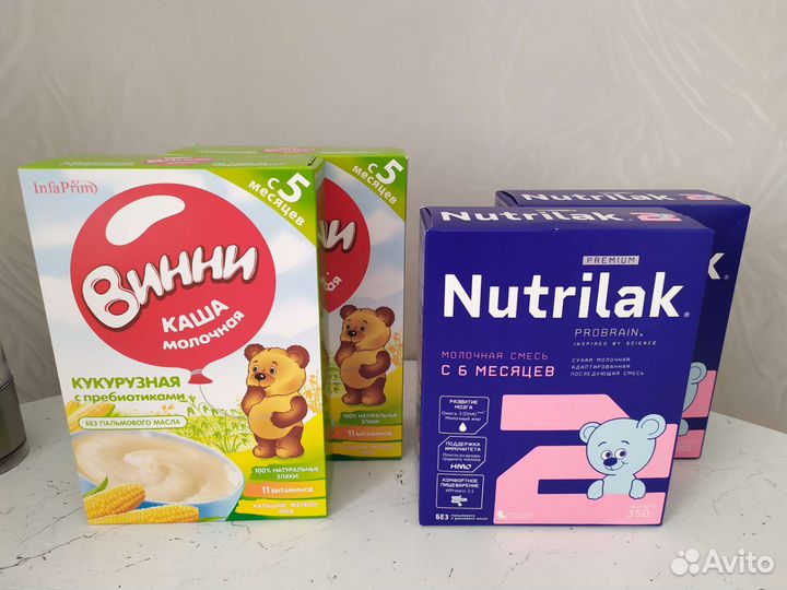 Детские каши и смеси