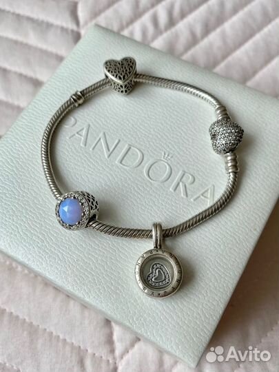 Pandora браслет с шармами