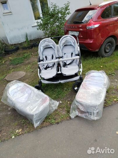 Коляска для двойни 2 в 1